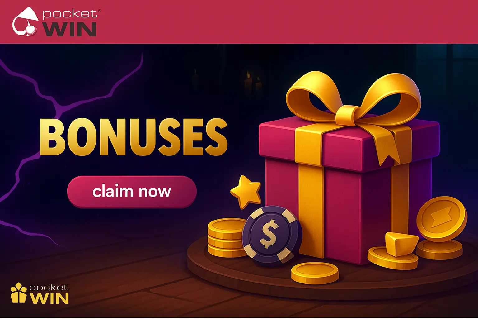 PocketWin Casino Bonuses